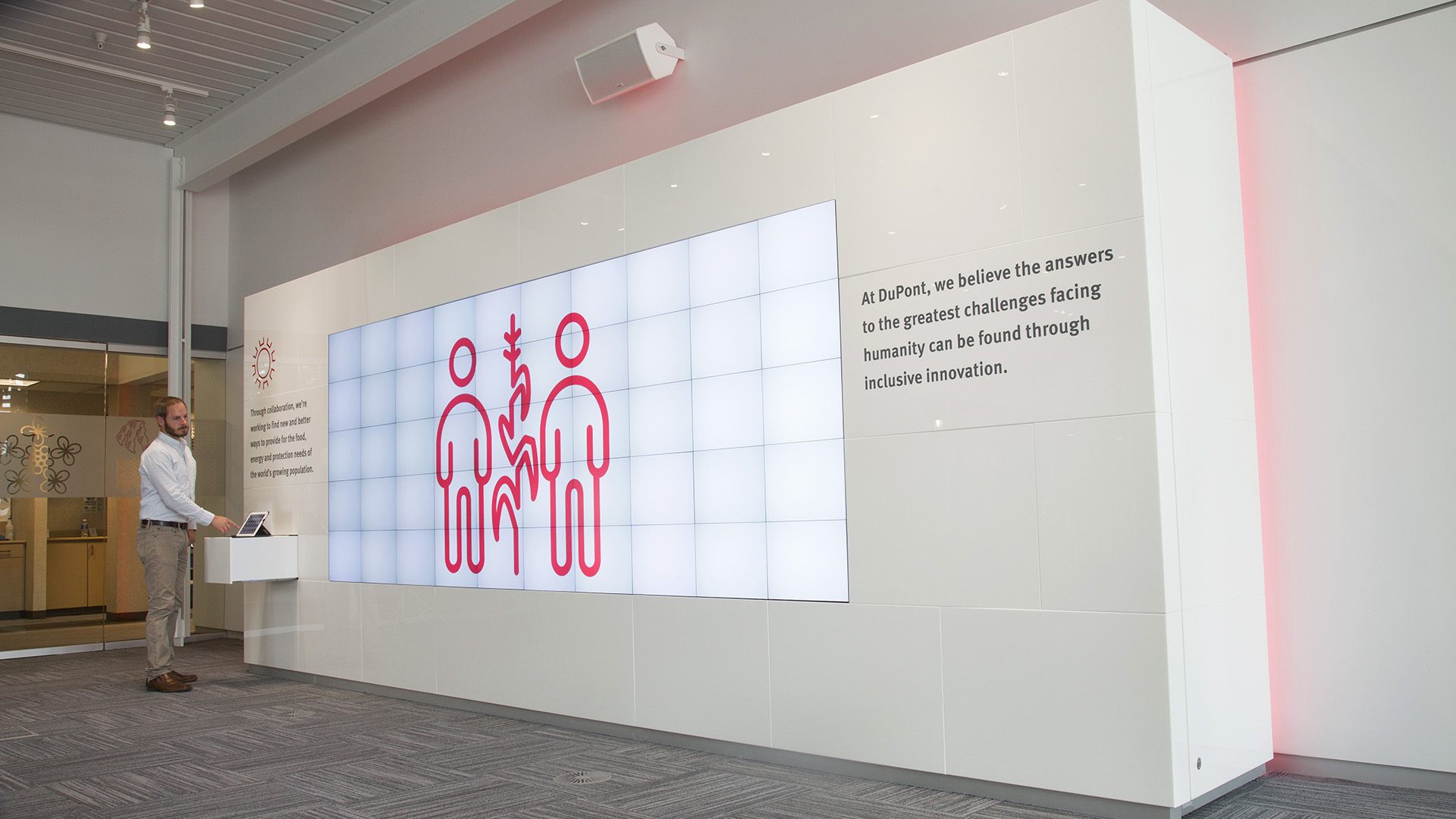 Johnston Innovation Center Touch Interactive Display